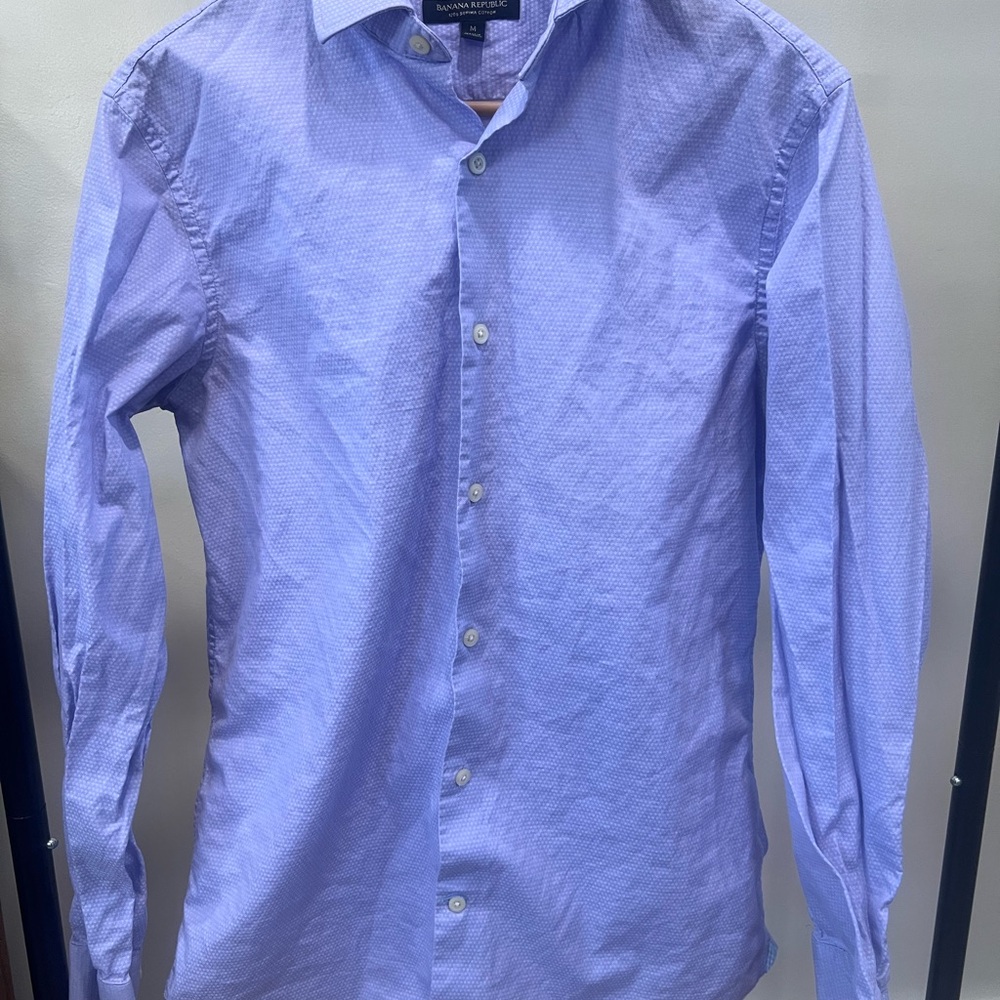 Banana Republic Light Purple Men's Dress Shirt